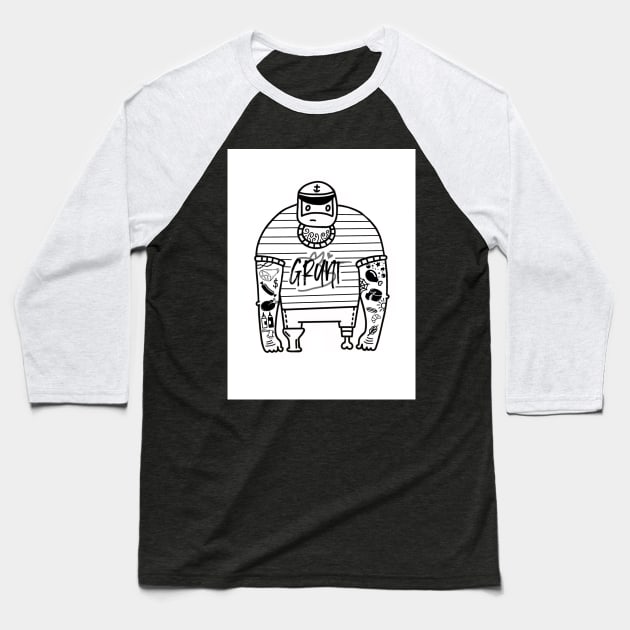 Grunt collab Baseball T-Shirt by TRP613